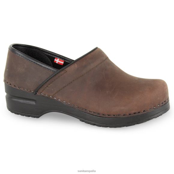 sanita_zapatos_hombres_spencer_nt6n190_marron_antiguo.jpg Sanita zapatos hombres spencer NT6N190 marrón antiguo - Image 1