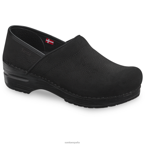 sanita_zapatos_mujer_pro_aceite_texturizado_nt6n114_negro_estrecho.png Sanita zapatos mujer Pro. aceite texturizado NT6N114 negro estrecho - Image 1