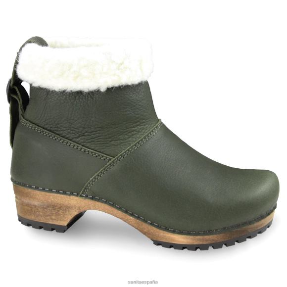 sanita_zapatos_mujer_seda_nt6n143_aceituna.jpg Sanita zapatos mujer seda NT6N143 aceituna - Image 1