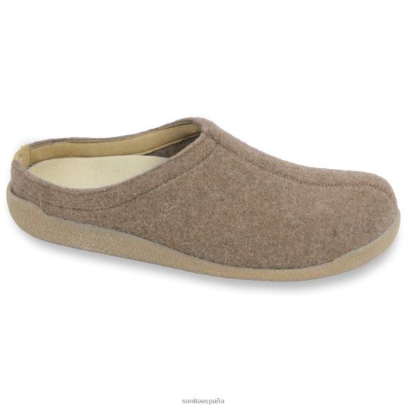 sanita_zapatos_mujer_tobogan_nt6n174_piedra.jpg Sanita zapatos mujer tobogán NT6N174 piedra - Image 1