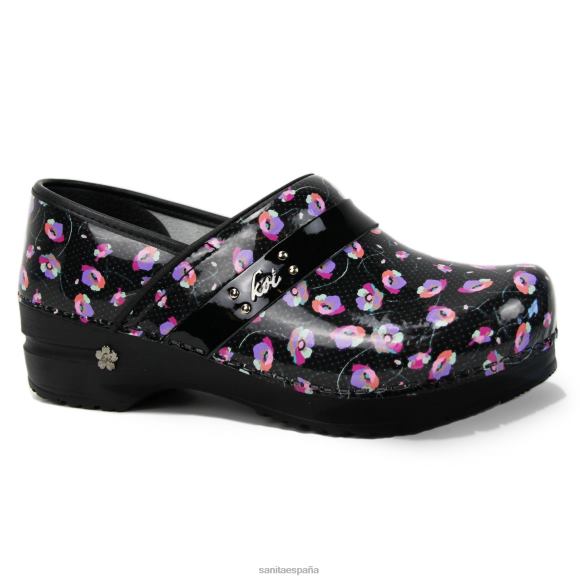 Sanita zapatos mujer amapolas punteadas NT6N23 multicolor