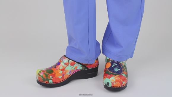 Sanita zapatos mujer descansar en NT6N118 multicolor