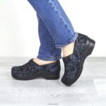 Sanita zapatos mujer boteh NT6N11 paisley azul - Image 2