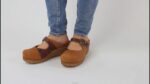 Sanita zapatos mujer chester NT6N19 coñac - Image 2
